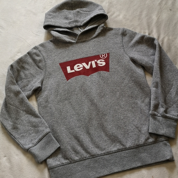LEVI'S Youth Hoodie Sweater Grey - Picture 2 of 11